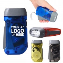 Hand Pressing Powered Flashlight
